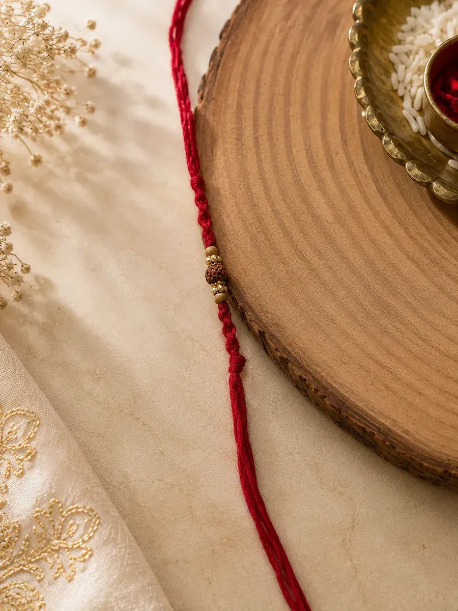 Sacred Rudraksha Rakhi