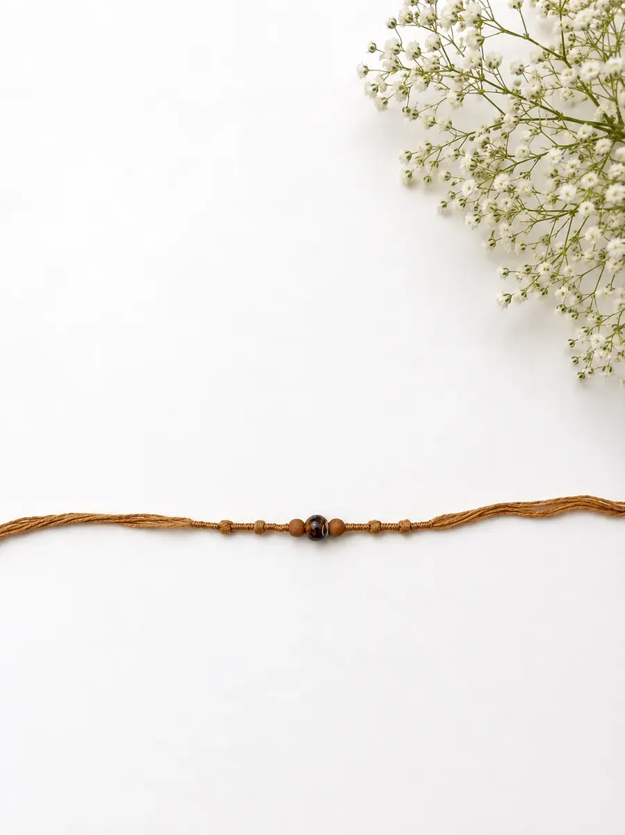 Tiger Eye Stone Rakhi
