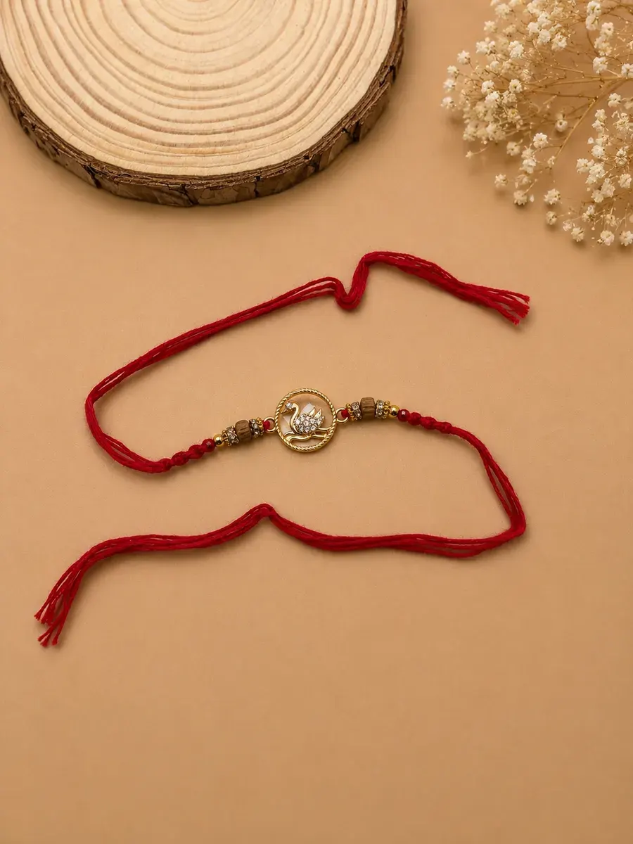 Swan AD Pendant Rakhi