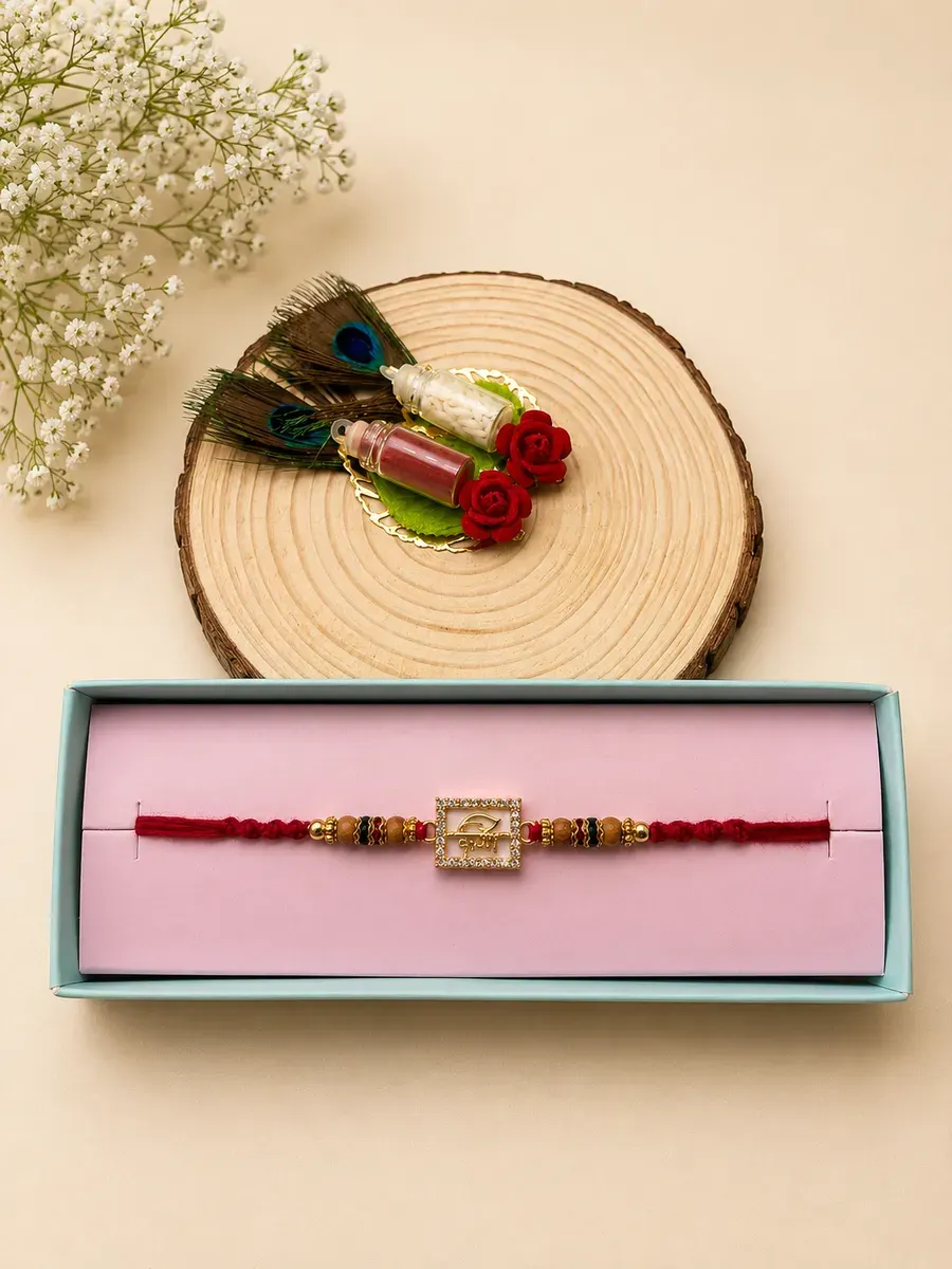 Krishna Square Rakhi
