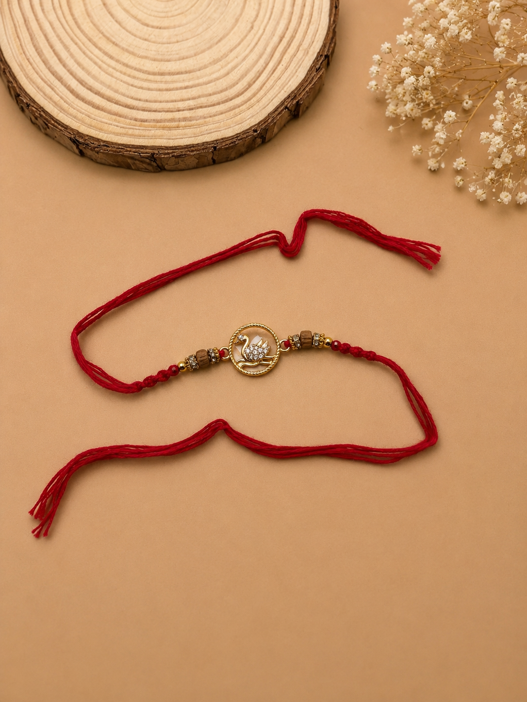 Swan AD Pendant Rakhi