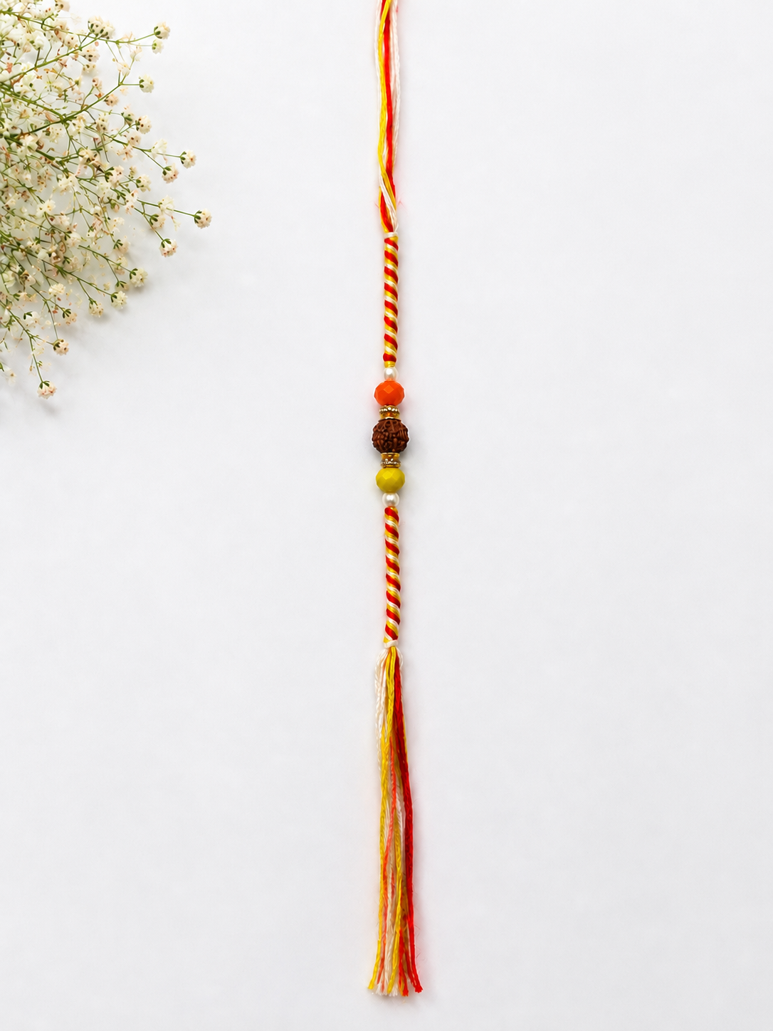 Pastel Rudraksha Rakhi
